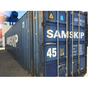 Container maritime High Cube 45 pieds d’occasion à vendre en France | Stockage grand volume