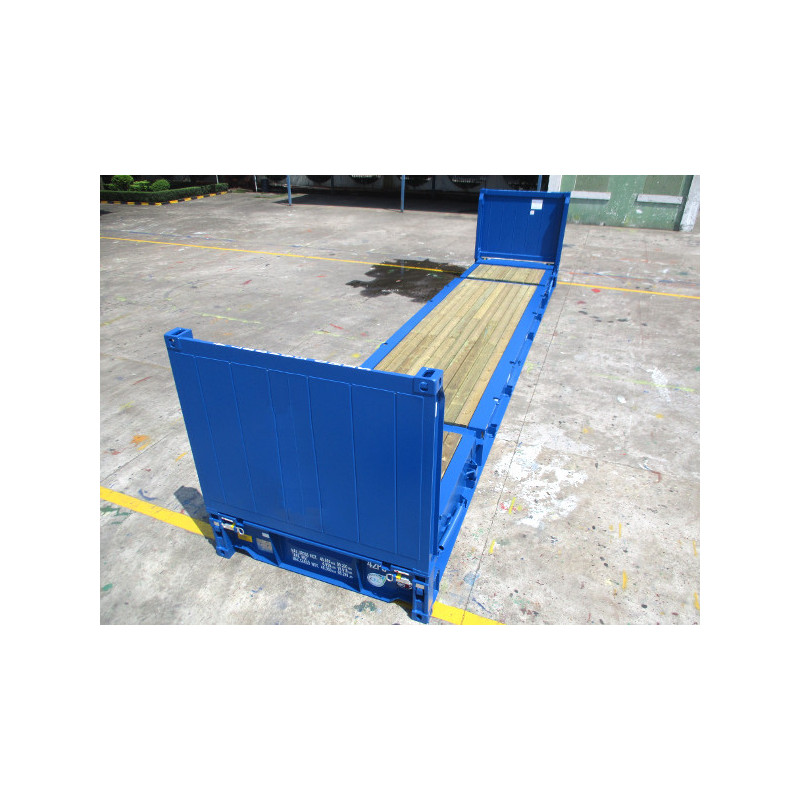 Container Flat Rack 40 pieds neuf à vendre en France | Transport de charges lourdes