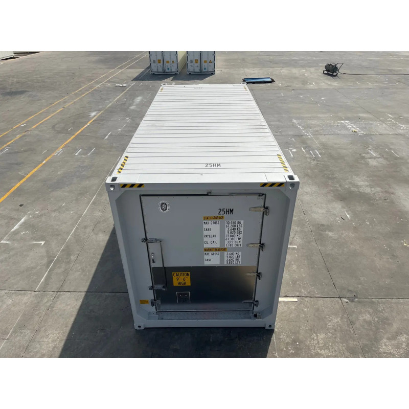 Neuer 20-Fuß high cube isoliercontainer – Temperaturkontrolliert