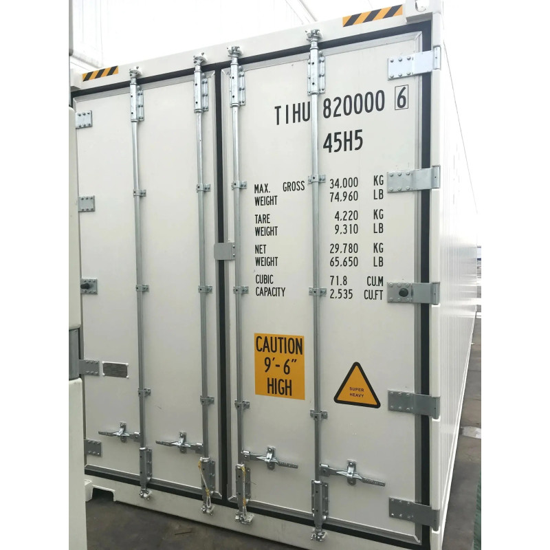 Neuer 40-Fuß high cube isoliercontainer – Große isolierte kapazität