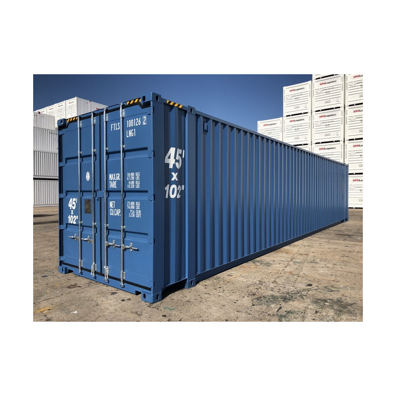 Container maritime High Cube 45 pieds neuf à vendre en France | Très grand volume ISO