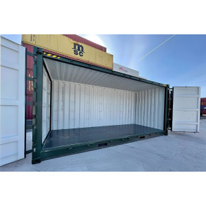 New 20ft High Cube Open Side shipping container for sale in the United Kingdom | Full side access storage