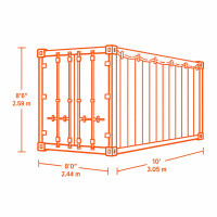 Containers open top