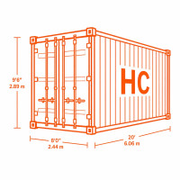 High cube containers