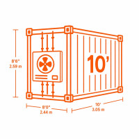 10-Fuß-Kühlcontainer