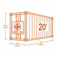 20-Fuß-Kühlcontainer